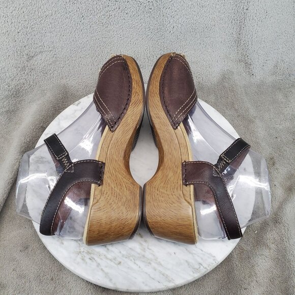 Dansko Shoes Womens Size EU 38 US 7.5-8 Brown Leather Sara Sandals - Picture 6 of 12
